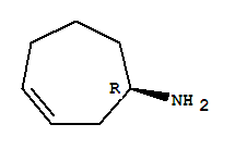 (1r)-3-環(huán)庚烯-1-胺結構式_774150-40-2結構式