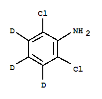 2,6-二氯苯胺-D3結(jié)構(gòu)式_77435-48-4結(jié)構(gòu)式