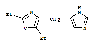 Oxazole, 2,5-diethyl-4-(1h-imidazol-4-ylmethyl)-(9ci)Structure,775272-13-4Structure Oxazole, 2,5-diethyl-4-(1h-imidazol-4-ylmethyl)-(9ci) Structure,775272-13-4Structure