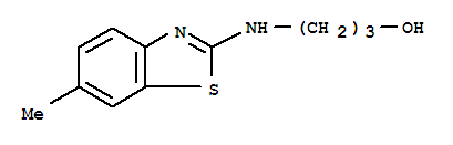 (9ci)-3-[(6-甲基-2-苯并噻唑)氨基]-1-丙醇結(jié)構(gòu)式_77595-19-8結(jié)構(gòu)式