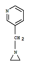 (9CI)-3-(1-氮丙啶甲基)-吡啶結(jié)構(gòu)式_77615-91-9結(jié)構(gòu)式