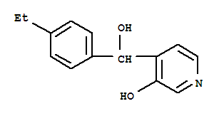 (9ci)-alpha-(4-乙基苯基)-3-羥基-4-吡啶甲醇結(jié)構式_776317-39-6結(jié)構式