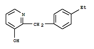 (9ci)-2-[(4-乙基苯基)甲基]-3-羥基吡啶結(jié)構(gòu)式_776317-56-7結(jié)構(gòu)式