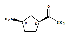 (1s,3r)-(9ci)-3-氨基-環(huán)戊烷羧酰胺結(jié)構(gòu)式_777049-85-1結(jié)構(gòu)式