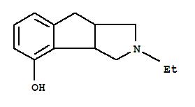 (9ci)-2-乙基-1,2,3,3a,8,8a-六氫-茚并[1,2-c]吡咯-4-醇結構式_778542-74-8結構式