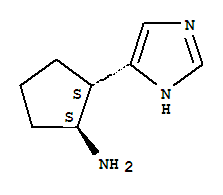 反式-(9ci)-2-(1H-咪唑-4-基)-環(huán)戊胺結(jié)構(gòu)式_778552-22-0結(jié)構(gòu)式