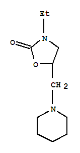 2-Oxazolidinone,3-ethyl-5-(1-piperidinylmethyl)-(9ci)Structure,779266-35-2Structure 2-Oxazolidinone,3-ethyl-5-(1-piperidinylmethyl)-(9ci) Structure,779266-35-2Structure