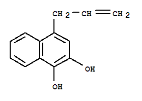 (9ci)-4-(2-丙烯基)-1,2-萘二醇結(jié)構(gòu)式_77960-92-0結(jié)構(gòu)式
