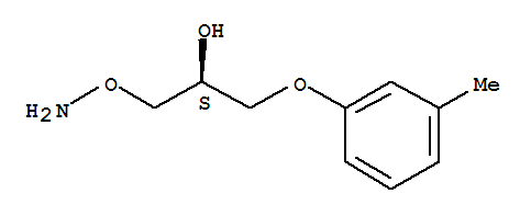 (2s)-(9ci)-1-(氨基氧基)-3-(3-甲基苯氧基)-2-丙醇結(jié)構(gòu)式_781604-80-6結(jié)構(gòu)式