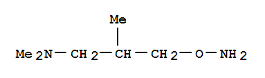 (9ci)-3-(氨基氧基)-n,n,2-三甲基-1-丙胺結(jié)構(gòu)式_782401-82-5結(jié)構(gòu)式