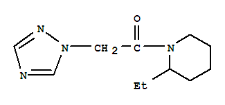 (9ci)-2-乙基-1-(1H-1,2,4-噻唑-1-基乙?；?-哌啶結(jié)構(gòu)式_783293-50-5結(jié)構(gòu)式