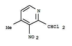 (9CI)-2-(二氯甲基)-4-甲基-3-硝基-吡啶結構式_784173-86-0結構式