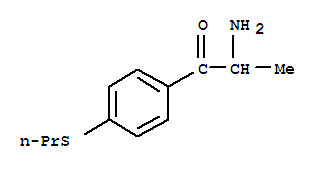  2-氨基-1-[4-(丙基硫代)苯基]-1-丙酮結(jié)構(gòu)式_785048-82-0結(jié)構(gòu)式