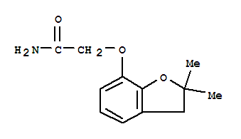 (9ci)-2-[(2,3-二氫-2,2-二甲基-7-苯并呋喃)氧基]-乙酰胺結構式_785711-82-2結構式