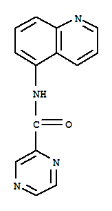 (9CI)-N-5-喹啉-吡嗪羧酰胺結(jié)構(gòu)式_785819-27-4結(jié)構(gòu)式