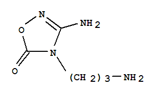 1,2,4-Oxadiazol-5(4h)-one,3-amino-4-(3-aminopropyl)-(9ci)Structure,787528-75-0Structure 1,2,4-Oxadiazol-5(4h)-one,3-amino-4-(3-aminopropyl)-(9ci) Structure,787528-75-0Structure