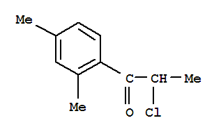 (9ci)-2-氯-1-(2,4-二甲基苯基)-1-丙酮結(jié)構(gòu)式_78978-71-9結(jié)構(gòu)式