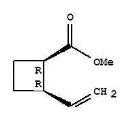 順式-(9ci)-2-乙烯-環(huán)丁烷羧酸甲酯結(jié)構(gòu)式_79091-87-5結(jié)構(gòu)式