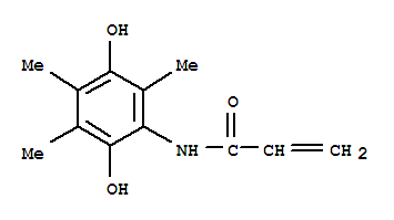 (9ci)-n-(2,5-二羥基-3,4,6-三甲基苯基)-2-丙酰胺結(jié)構(gòu)式_791104-87-5結(jié)構(gòu)式