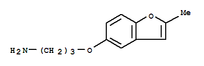 (9ci)-3-[(2-甲基-5-苯并呋喃)氧基]-1-丙胺結構式_791527-28-1結構式