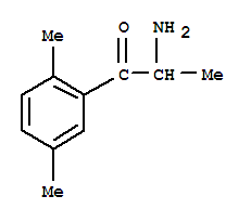  2-氨基-1-(2,5-二甲基苯基)-1-丙酮結(jié)構(gòu)式_791545-90-9結(jié)構(gòu)式
