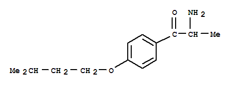  2-氨基-1-[4-(3-甲基丁氧基)苯基]-1-丙酮結(jié)構(gòu)式_791553-80-5結(jié)構(gòu)式