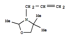 Oxazolidine, 2,4,4-trimethyl-3-(2-propenyl)-(9ci)Structure,791746-39-9Structure Oxazolidine, 2,4,4-trimethyl-3-(2-propenyl)-(9ci) Structure,791746-39-9Structure