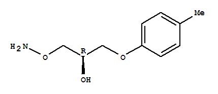 (2r)-(9ci)-1-(氨基氧基)-3-(4-甲基苯氧基)-2-丙醇結(jié)構(gòu)式_792177-83-4結(jié)構(gòu)式