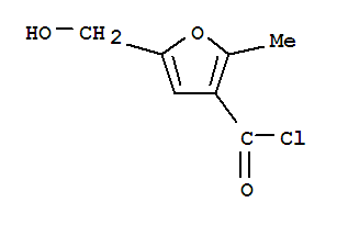 (9ci)-5-(羥基甲基)-2-甲基-3-呋喃羰酰氯結構式_79347-69-6結構式