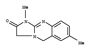 (9ci)-1,5-二氫-1,7-二甲基-咪唑并[2,1-b]喹唑啉-2(3h)-酮結(jié)構(gòu)式_794448-78-5結(jié)構(gòu)式