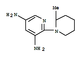 (9ci)-2-(2-甲基-1-哌啶基)-3,5-吡啶二胺結(jié)構(gòu)式_794471-62-8結(jié)構(gòu)式