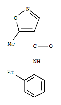 (9ci)-n-(2-乙基苯基)-5-甲基-4-異噁唑羧酰胺結(jié)構(gòu)式_794549-48-7結(jié)構(gòu)式