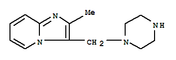 (9ci)-2-甲基-3-(1-哌嗪甲基)-咪唑并[1,2-a]吡啶結構式_794582-36-8結構式