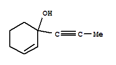 (9ci)-1-(1-丙炔)-2-環(huán)己烯-1-醇結構式_79688-55-4結構式