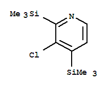 (9CI)-3-氯-2,4-雙(三甲基甲硅烷基)-吡啶結(jié)構(gòu)式_79698-59-2結(jié)構(gòu)式