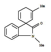 (9ci)-1,3-二甲基-螺[2,5-環(huán)己二烯-1,3-[3h]吲哚]-2(1h)-酮結(jié)構(gòu)式_797762-39-1結(jié)構(gòu)式