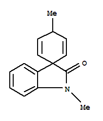 (9ci)-1,4-二甲基-螺[2,5-環(huán)己二烯-1,3-[3h]吲哚]-2(1h)-酮結(jié)構(gòu)式_797762-42-6結(jié)構(gòu)式