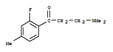 (9ci)-3-(二甲基氨基)-1-(2-氟-4-甲基苯基)-1-丙酮結構式_797806-84-9結構式