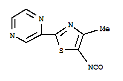 (9CI)-(5-異氰?；?4-甲基-2-噻唑)-吡嗪結(jié)構(gòu)式_799283-95-7結(jié)構(gòu)式