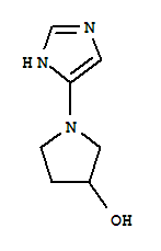(9ci)-1-(1H-咪唑-4-基)-3-吡咯烷醇結(jié)構式_799813-96-0結(jié)構式