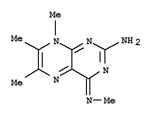 (8CI)-2,8-二氫-2-亞氨基-6,7,8-三甲基-4-(甲基氨基)-蝶啶結(jié)構式_802292-65-5結(jié)構式
