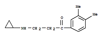 (8CI)-3-(環(huán)丙基氨基)-3,4-二甲基-苯丙酮結(jié)構(gòu)式_802553-19-1結(jié)構(gòu)式