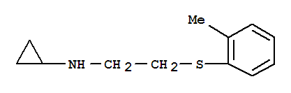 (8ci)-n-[2-(鄰甲苯硫代)乙基]-環(huán)丙胺結構式_802554-38-7結構式