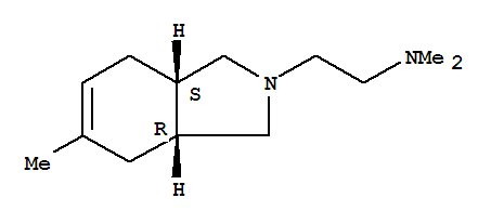 (8ci)-2-[2-(二甲基氨基)乙基]-3a,4,7,7a-四氫-5-甲基-異吲哚啉結構式_802558-98-1結構式