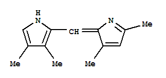 (8ci)-2-[(3,5-二甲基-2H-吡咯-2-基)甲基]-3,4-二甲基-吡咯結構式_802859-92-3結構式