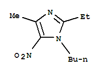 (8ci)-1-丁基-2-乙基-4-甲基-5-硝基-咪唑結(jié)構(gòu)式_803612-60-4結(jié)構(gòu)式