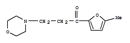 (9ci)-1-(5-甲基-2-呋喃)-3-(4-嗎啉)-1-丙酮結(jié)構(gòu)式_805180-85-2結(jié)構(gòu)式