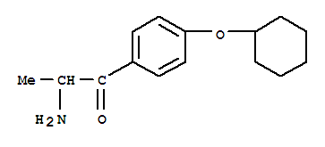  2-氨基-1-[4-(環(huán)己氧基)苯基]-1-丙酮結(jié)構(gòu)式_805946-17-2結(jié)構(gòu)式