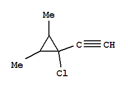 (9ci)-1-氯-1-乙炔-2,3-二甲基-環(huán)丙烷結(jié)構(gòu)式_80631-44-3結(jié)構(gòu)式