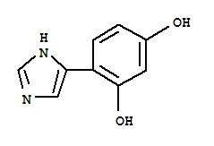 1,3-Benzenediol, 4-(1h-imidazol-4-yl)-(9ci)Structure,806601-80-9Structure 1,3-Benzenediol, 4-(1h-imidazol-4-yl)-(9ci) Structure,806601-80-9Structure